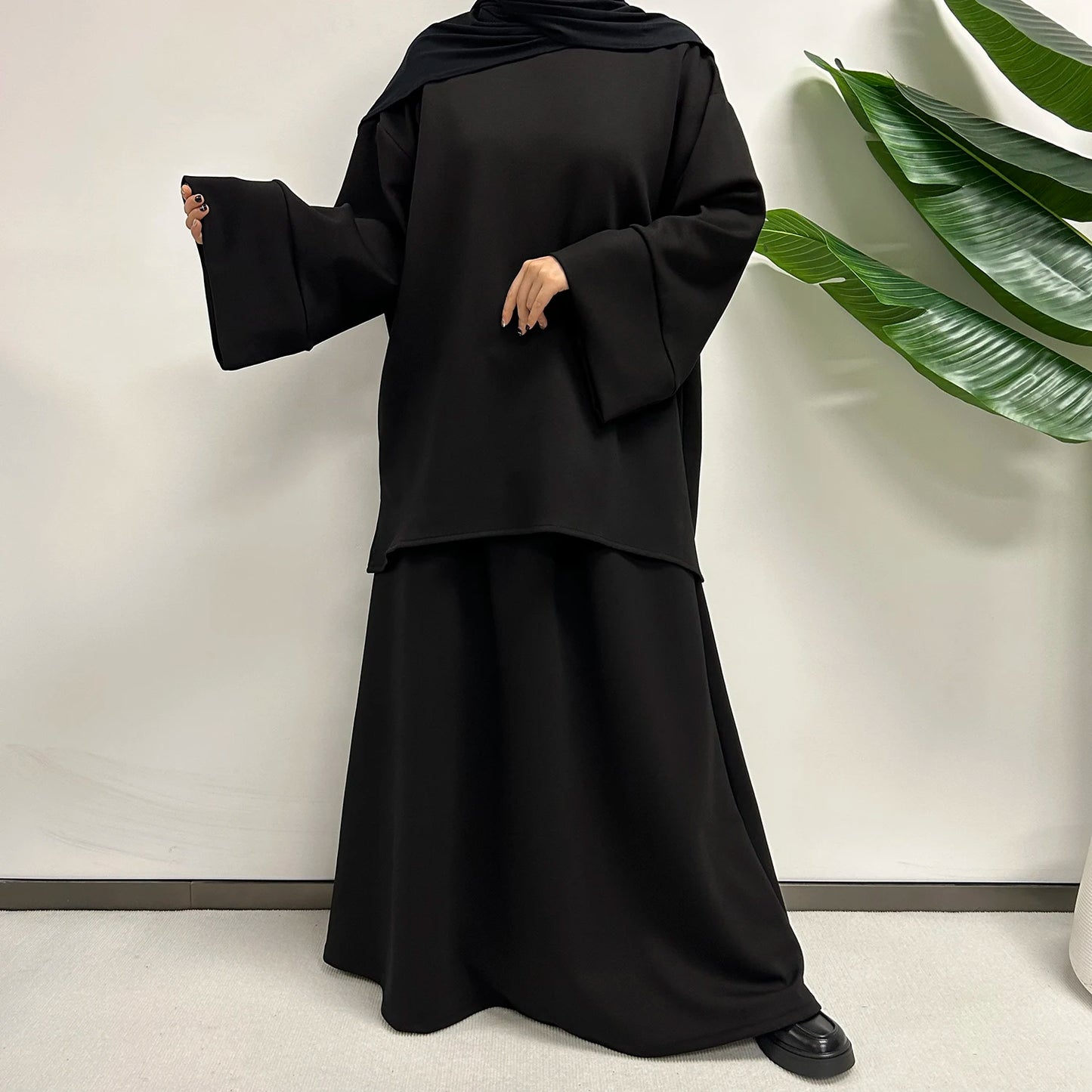 Abaya mit Rock Set "Amira"